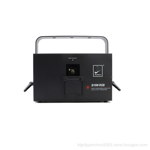 Big Dipper New Arrival 10W Laser With 30K PPS Scanner and DMX/ Auto/ Sound/ DMX/ ILDA / PC contro for project